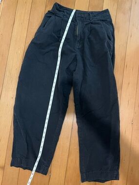 Apiece apart size 4 black barrel pants